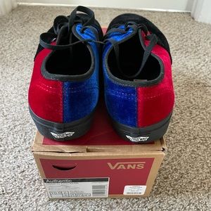 Vans Authentic / Velvet Tri Tone Blk/Mlt